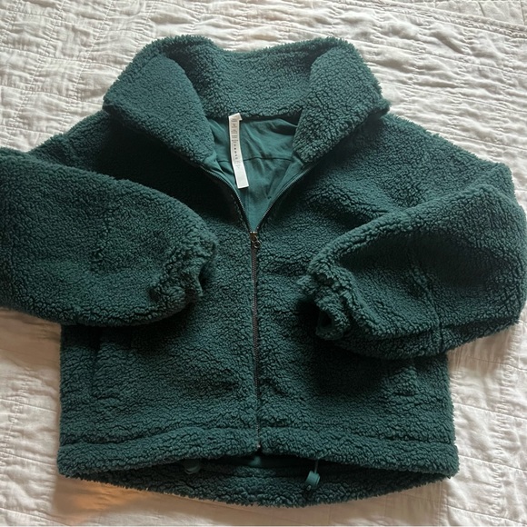 Lululemon Cinchable Fleece Zip Up - Picture 2 of 8